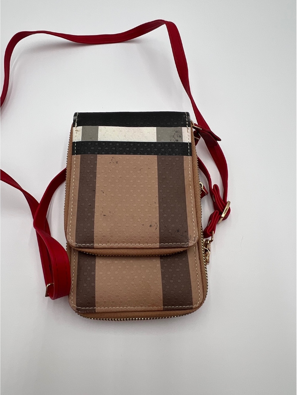 Boutique style, Phone Crossbody Plaid (SKU-0417)